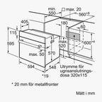 Bosch Indbygningsovn HBF010BV1S