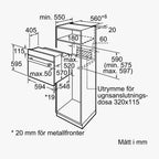 Bosch Indbygningsovn HBF010BR1S