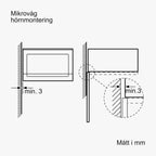 Bosch Indbygningsmikrovn BFL523MS0