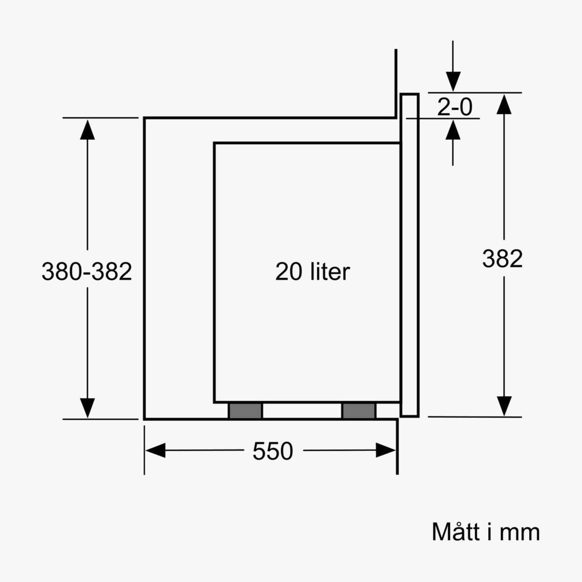 Siemens Indbygningsmikroovn BF525LMB1