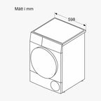 Bosch Aftræks- og kondenstørretumbler WTH85V0BSN
