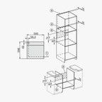 Miele Indbygningsovn H 7262 BP Obsidiansort