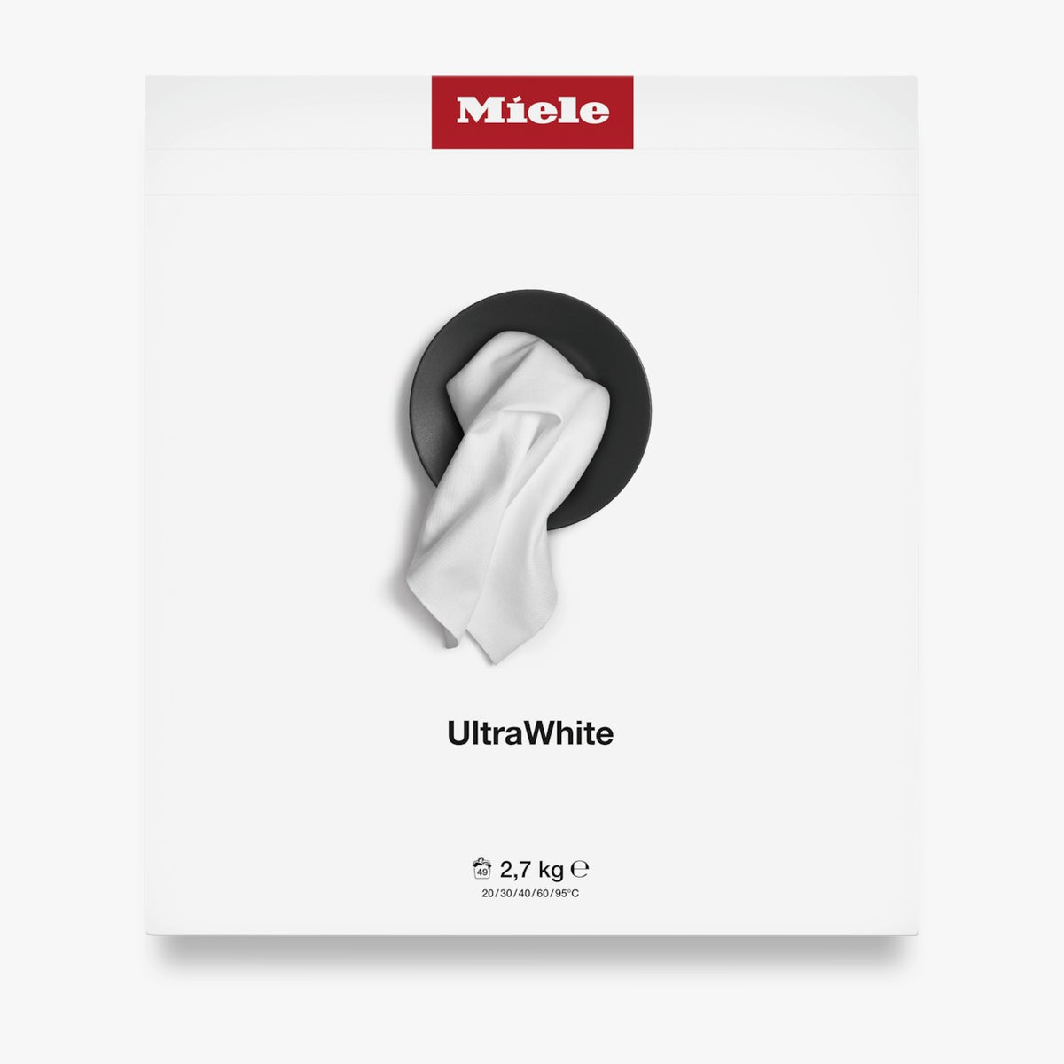 Miele UltraWhite vaskepulver 2,7 kg 3 Pack