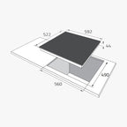 Gram Induktionskogeplade KKI 6244-90 TI