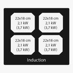 Eico Induktionskogeplade 60 IQWP-2