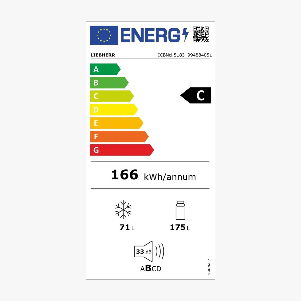 Liebherr Integrerbart køle-/fryseskab ICBNci 5183 peak BioFresh