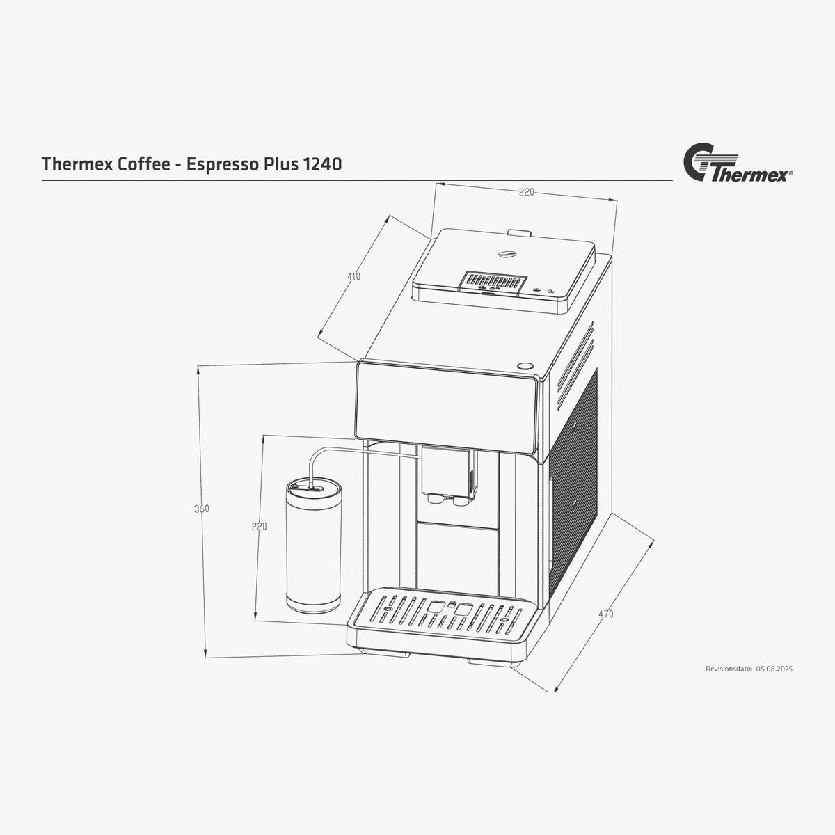 Thermex Espressomaskine Espresso Plus 1240