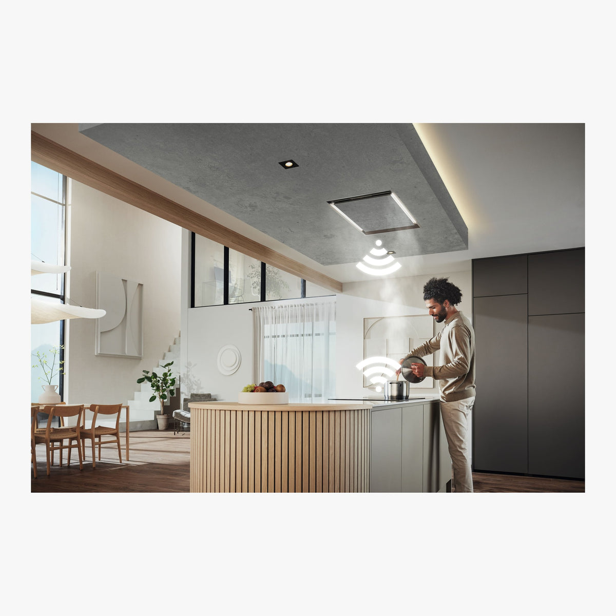 Miele Emhætte DAC 4940 Stella Ambient Rustfrit stål