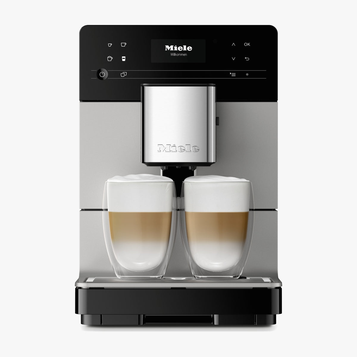 Miele Espressomaskine CM 5510 Silence Alu-sølv-met.