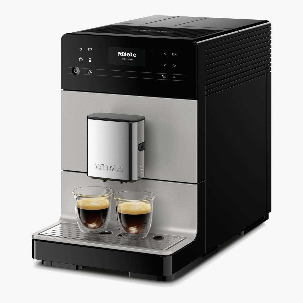 Miele Espressomaskine CM 5510 Silence Alu-sølv-met.
