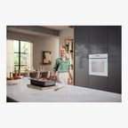 Miele Indbygningsovn H 2861 B Brillanthvid