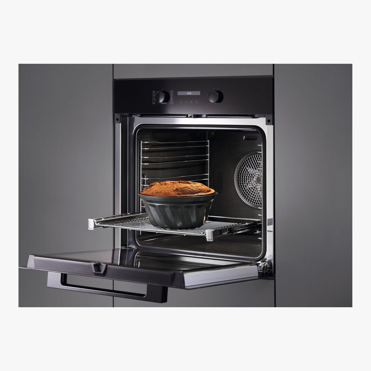 Miele Indbygningsovn H 2861 B Obsidiansort