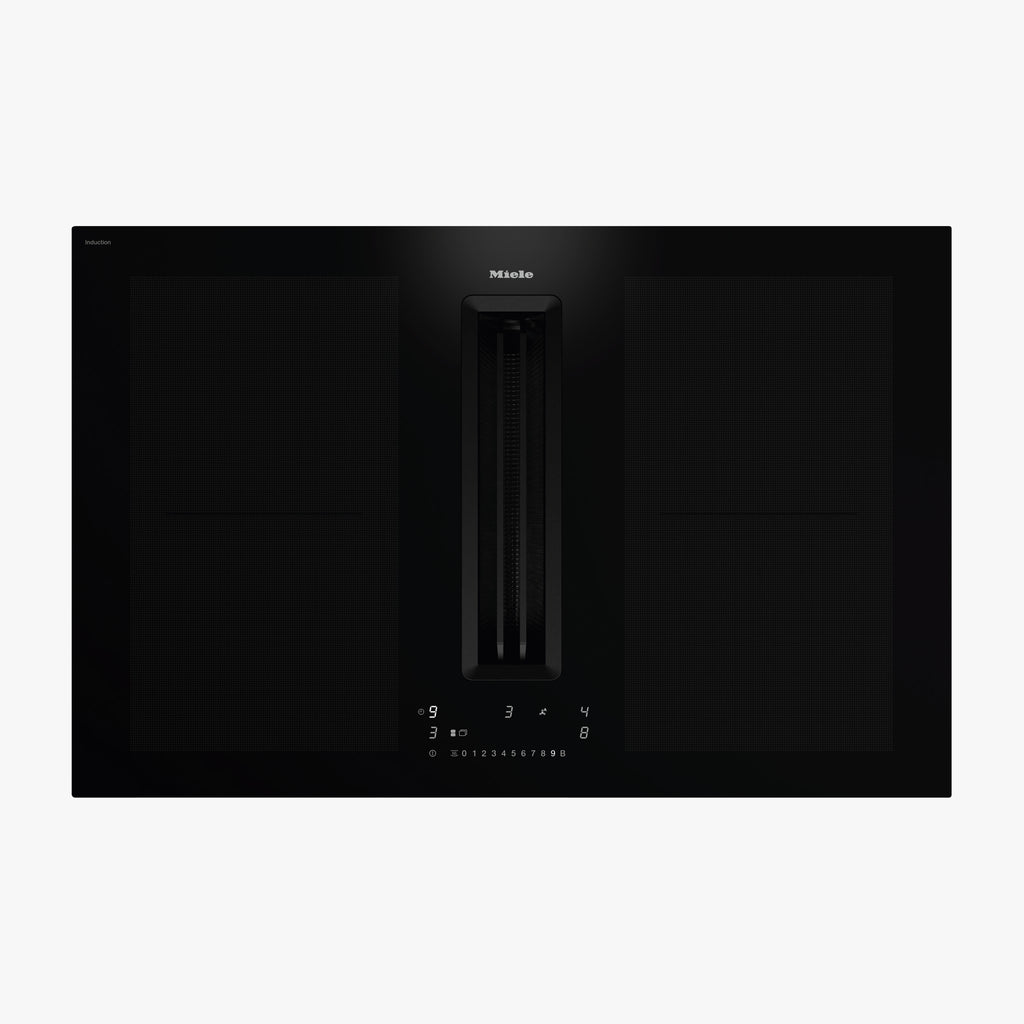 Miele Induktionskogeplade med emhætte KMDA 7676-1 FL BlackPerfection