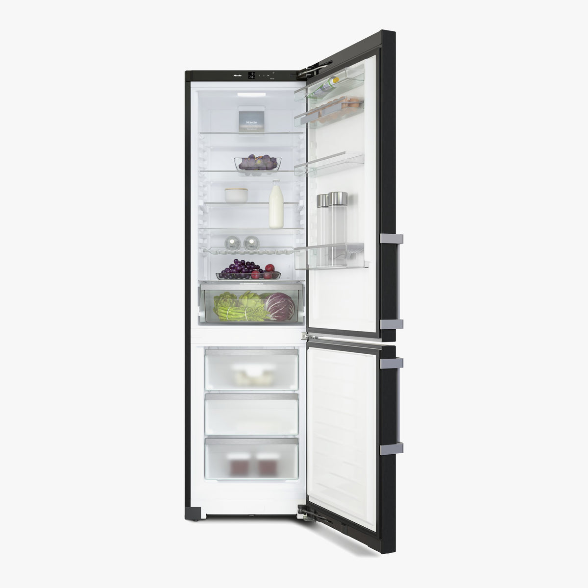 Miele Køle-/fryseskab KFN 4795 AD Blacksteel dør