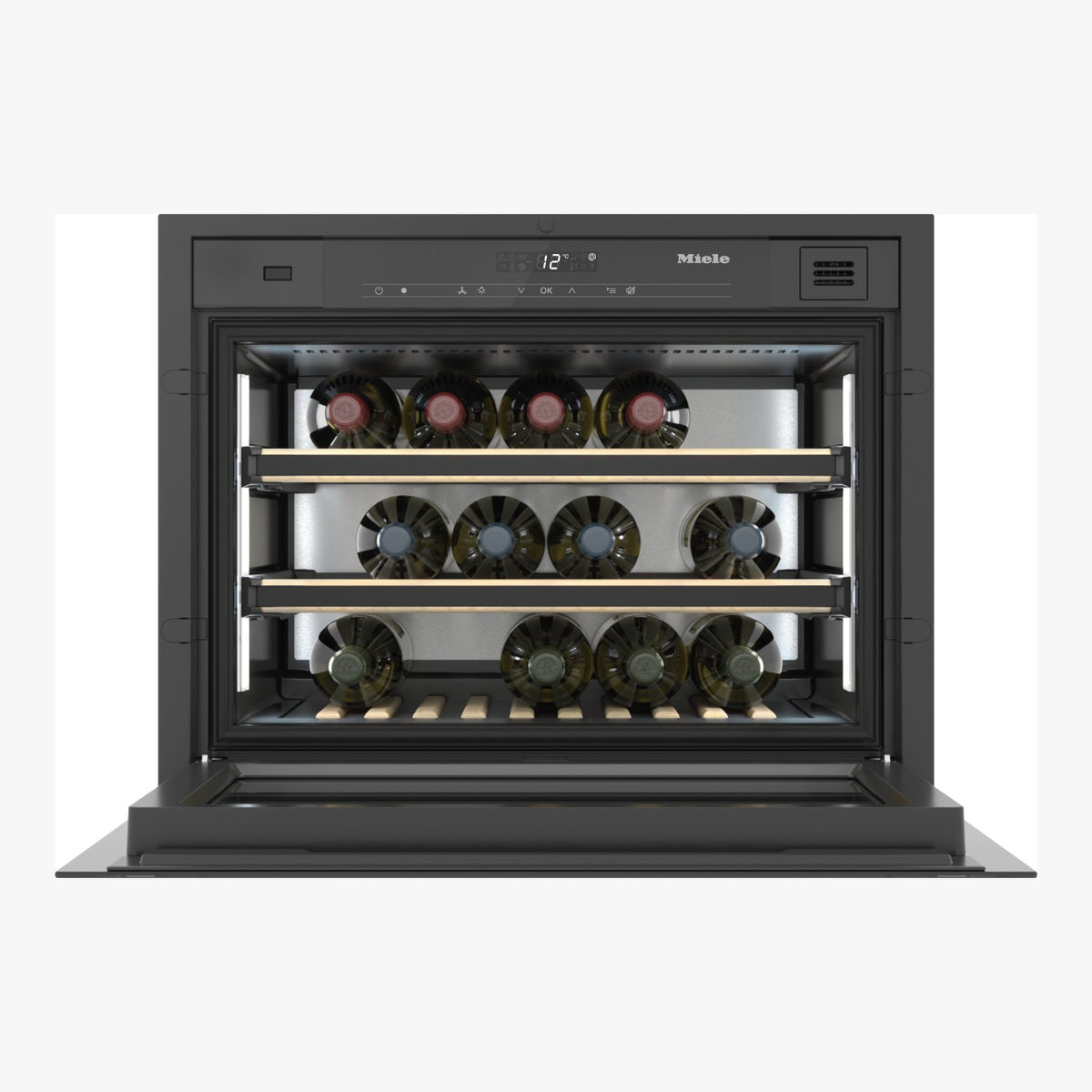 Miele Vinkøleskab KWT 7112 iG Obsidiansort glas