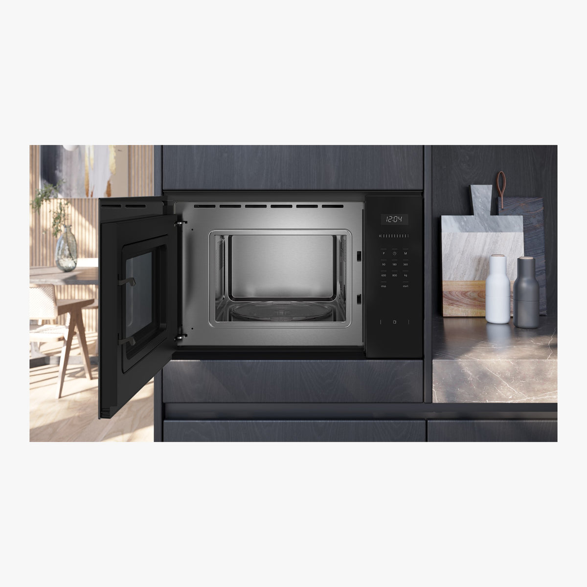 Siemens Indbygningsmikroovn BF523LMB1