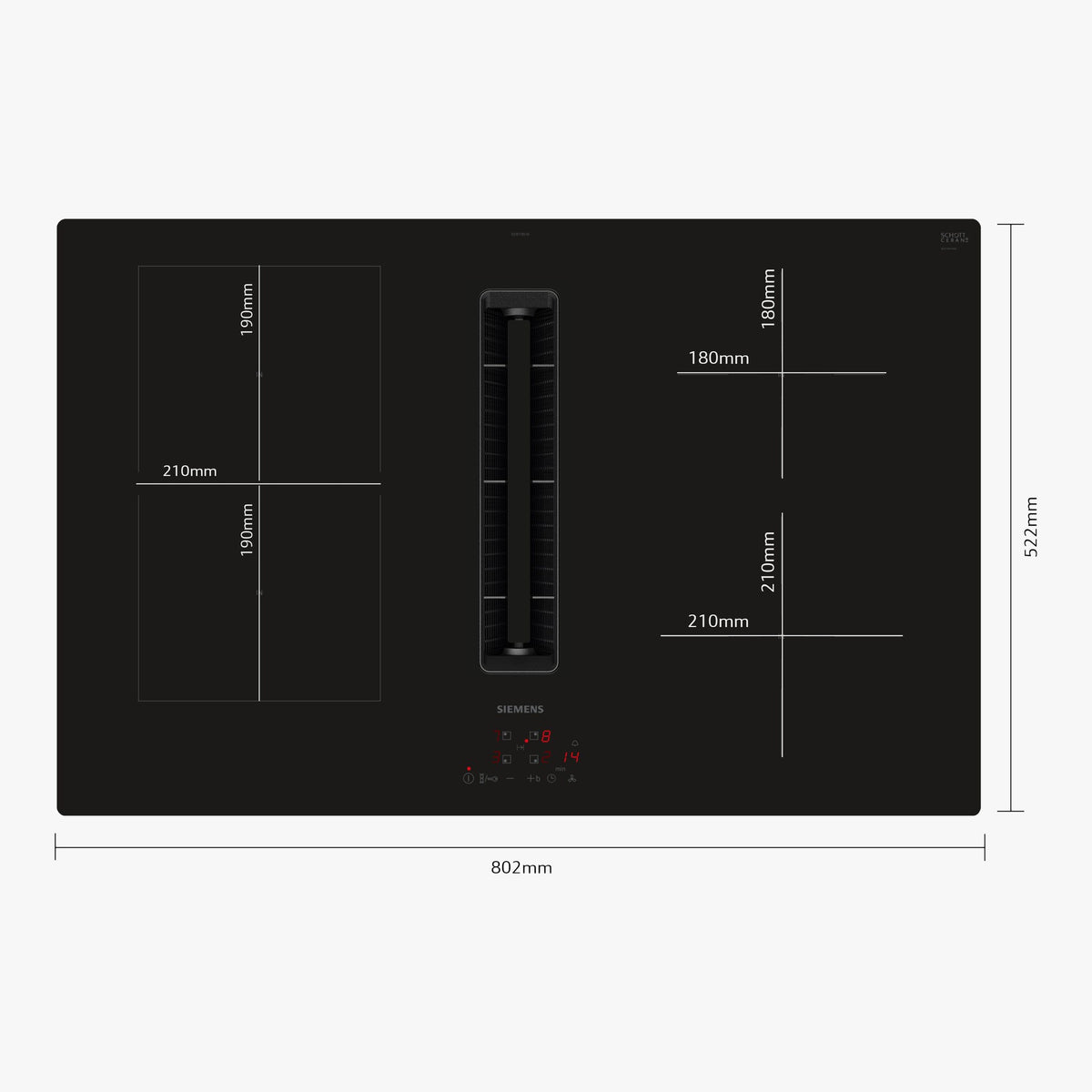 Siemens Induktionskogeplade ED811BS16E