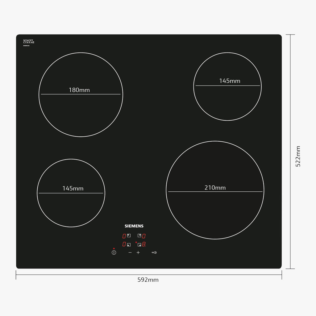 Siemens Keramisk kogeplade ET611HE17E