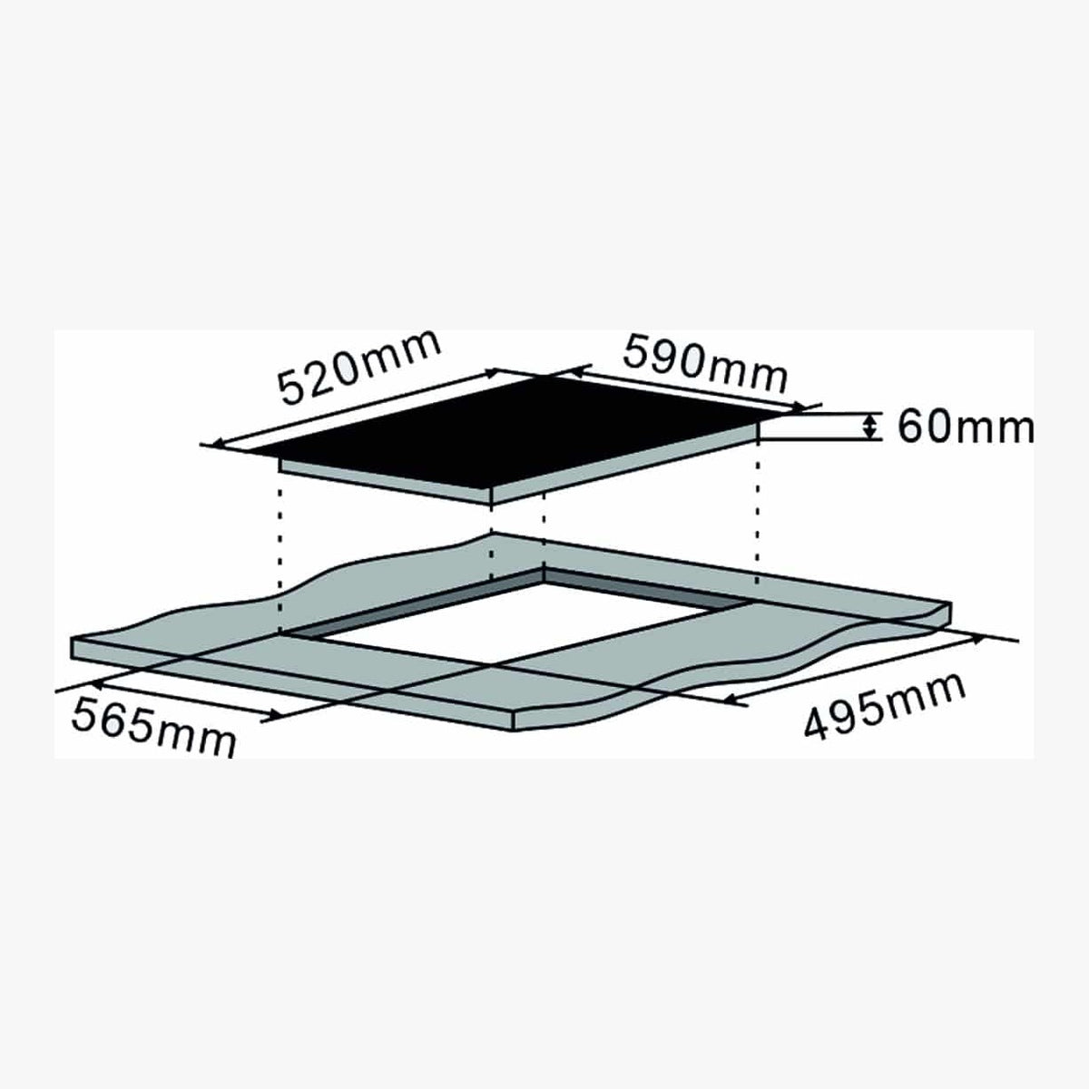 Silverline Induktionskogeplade JH 6010