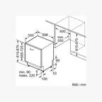 Bosch Integrerbar opvaskemaskine SMV4HVX00E