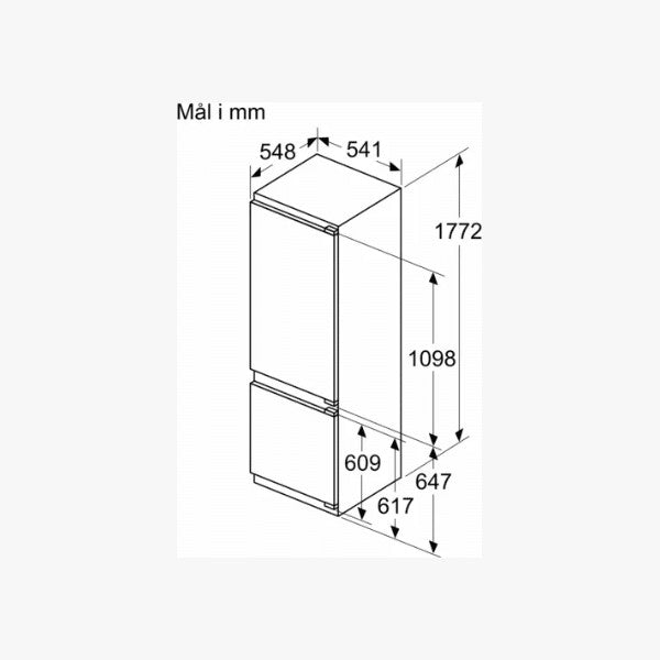 Bosch Køle-/fryseskab KIV87VFE0