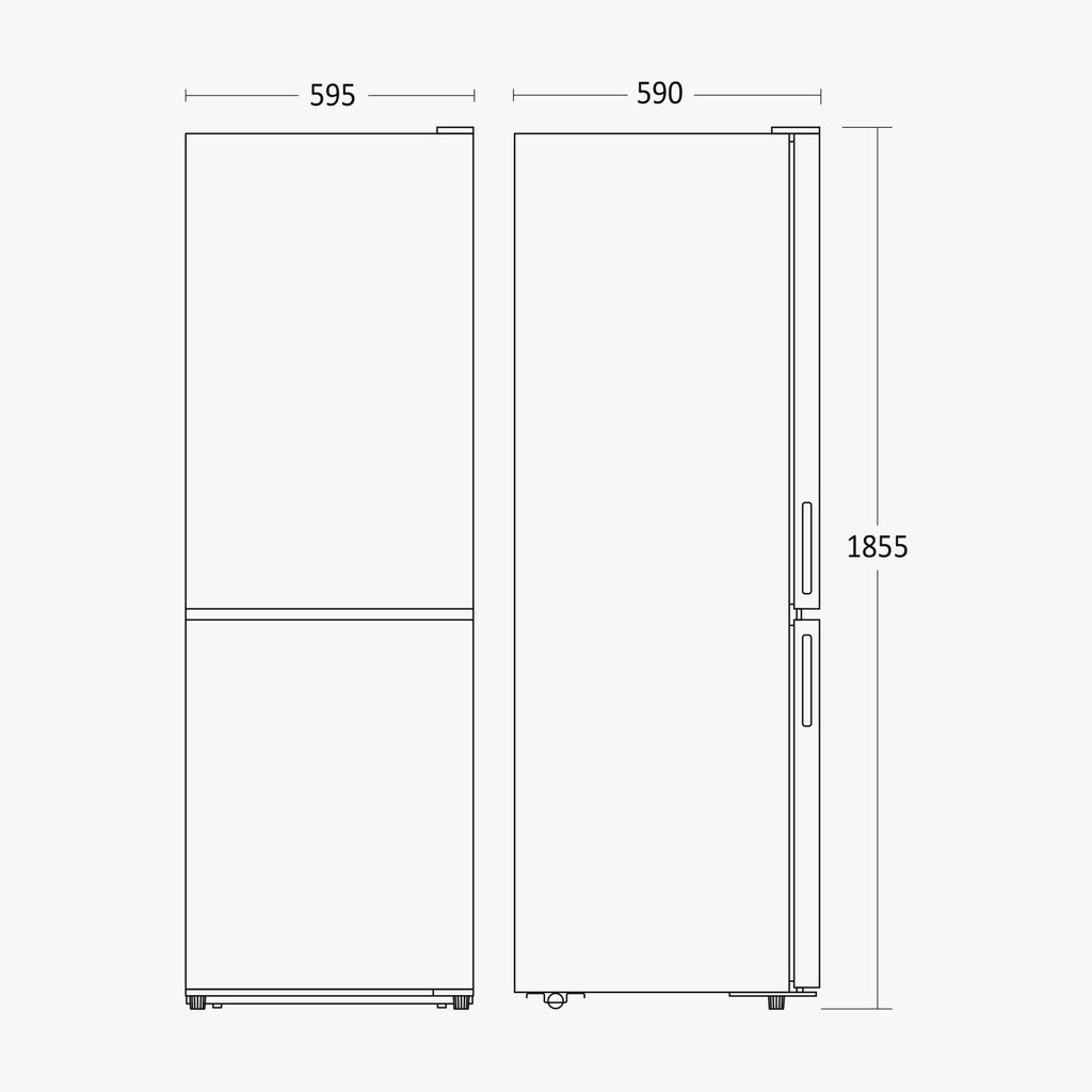 Versa Køle-/fryseskab SKF 18560 W