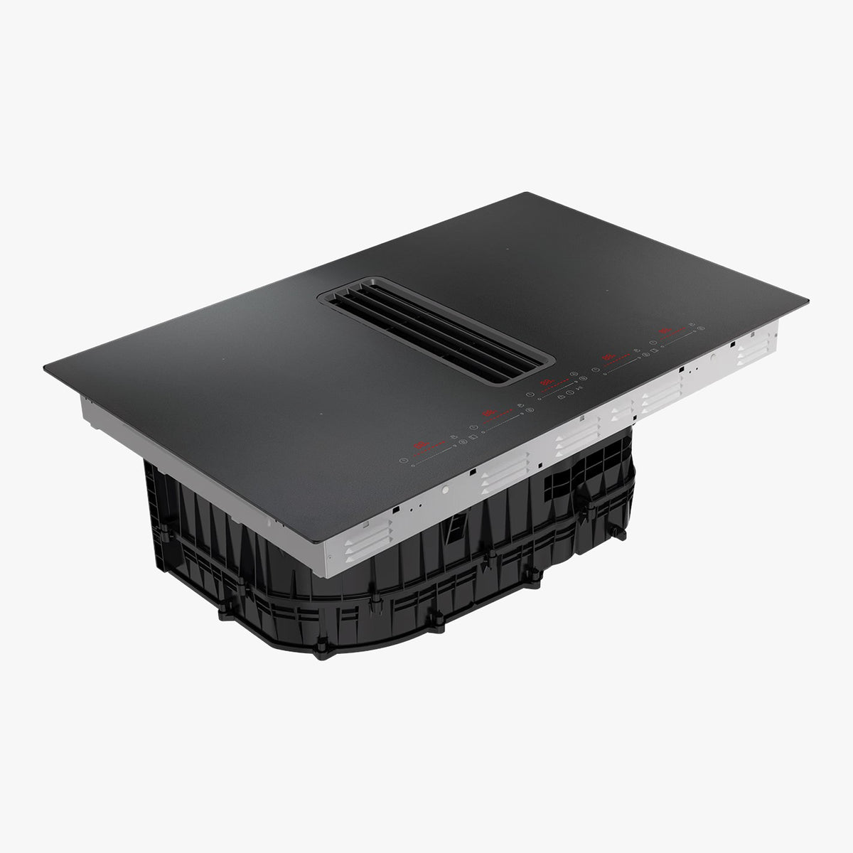 Thermex Induktionskogeplade med emhætte Selected Downdraft 800 Mat glas