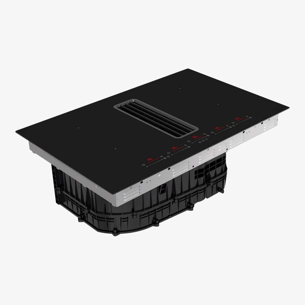 Thermex Induktionskogeplade med emhætte Selected Downdraft 800 Blank glas