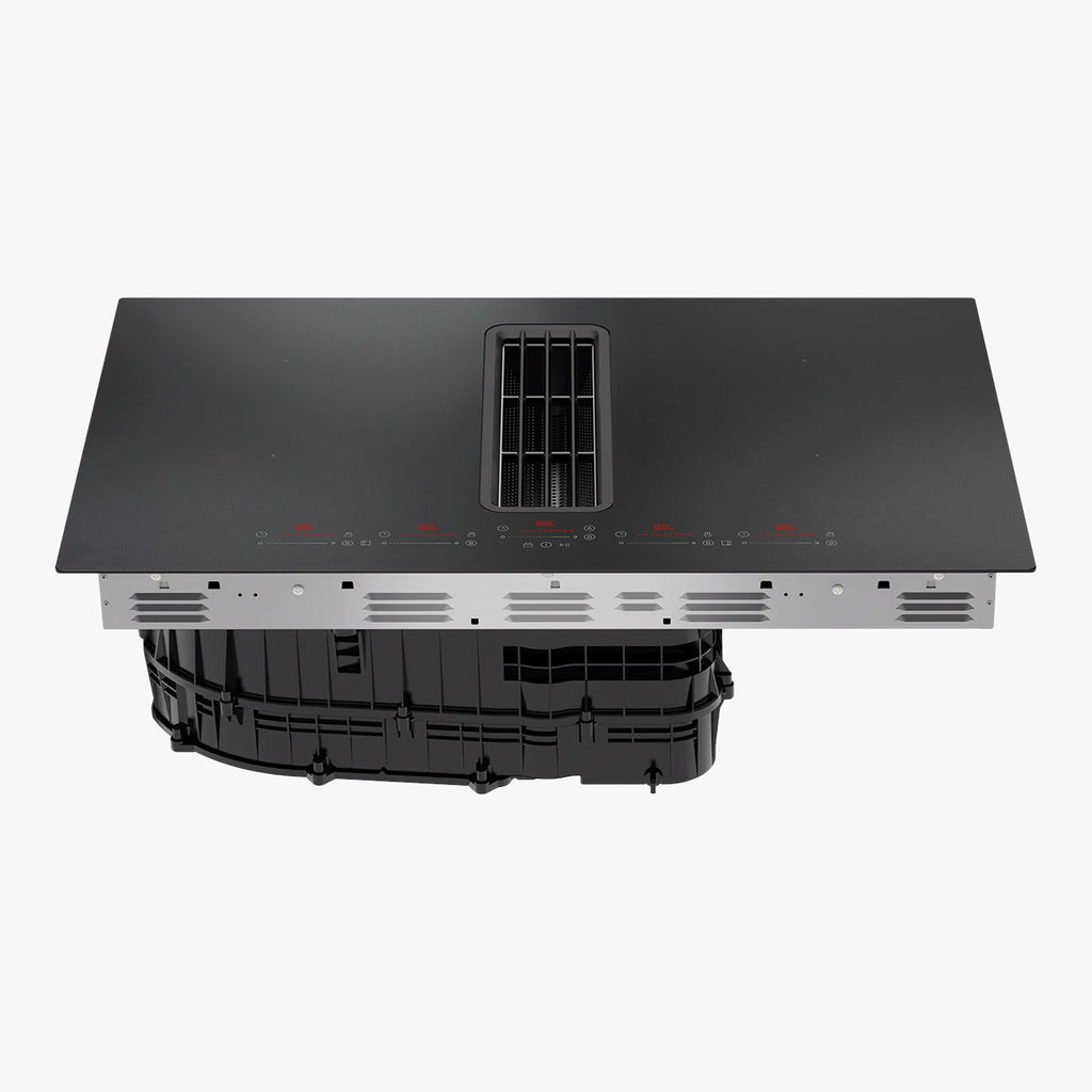 Thermex Induktionskogeplade med emhætte Selected Downdraft 800 Mat glas